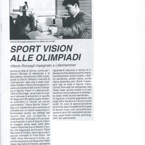 Sports Vision alle Olimpiadi