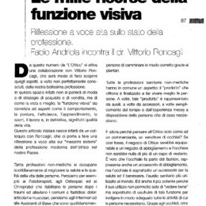 Le mille risorse della funzione visiva