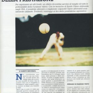 SPORT E ALLENAMENTO VISIVO