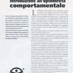 Introduzione all'optometria comportamentale