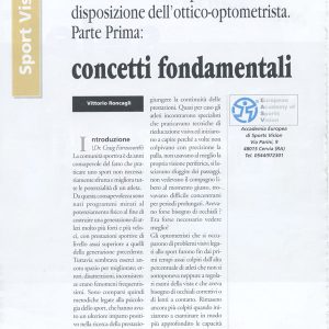 Sports Vision: concetti fondamentali